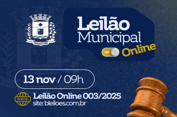 Prefeitura De Taquarituba Realiza Leilão Online De Bens Móveis Inservíveis