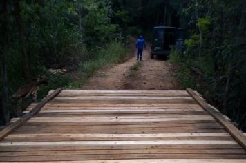 Ponte do Bairro Rolim na zona rural de Taquarituba recebe reforma