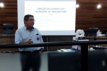 Prefeitura de Taquarituba realiza audiência pública e abre debate sobre criação da GCM 