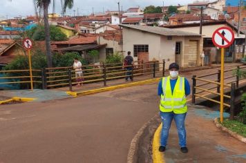 DEMUTRAN comunica mudança de faixa na rua Ascindino Pereira dos Santos