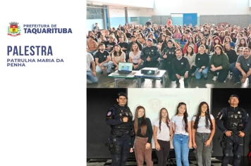 Guarda Civil Municipal promove palestra sobre prevenção à violência e relacionamentos abusivos na Escola José Pena