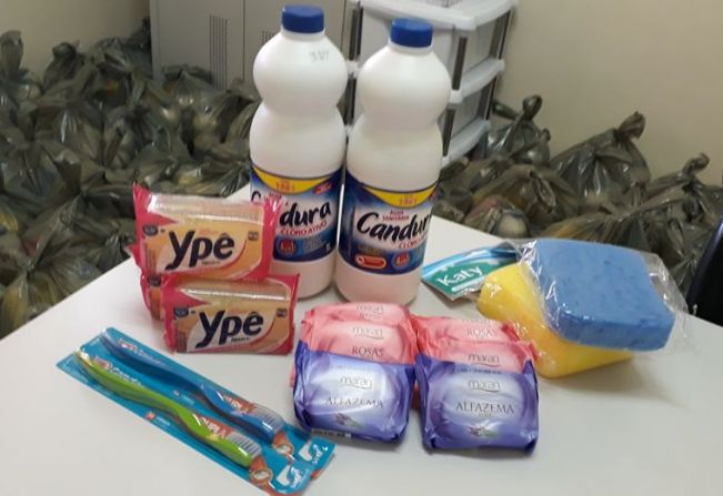 A Coordenadoria Municipal da Ação Social adquire kits emergenciais de higiene