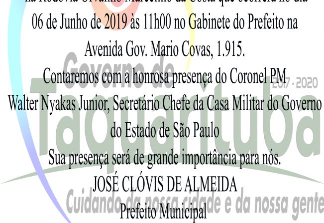 Secretário Chefe Casa Militar faz Entrega Oficial Ponte Ribeirão do Moinho