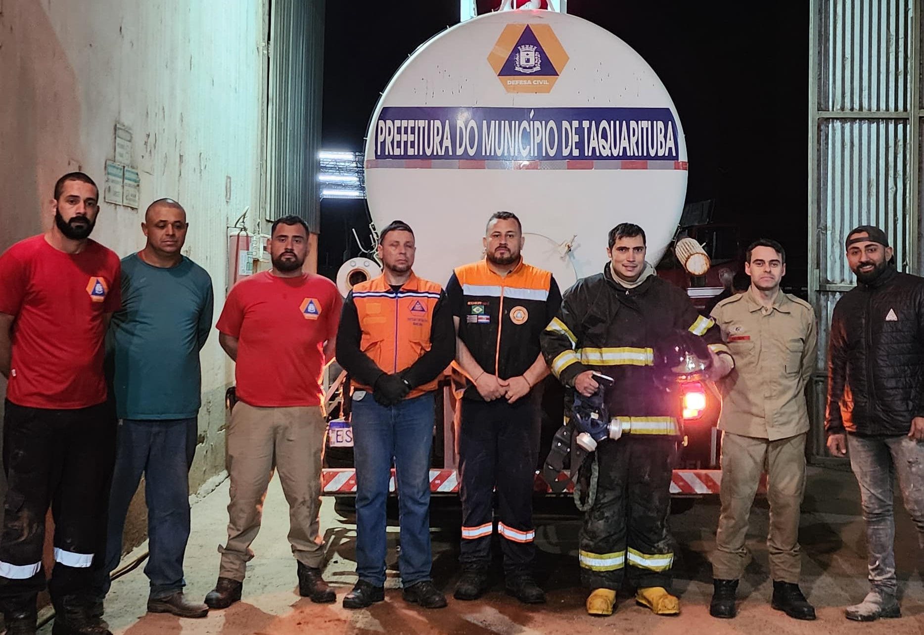 Incêndio em secador de grãos mobiliza Defesa Civil e Corpo de Bombeiros em Taquarituba