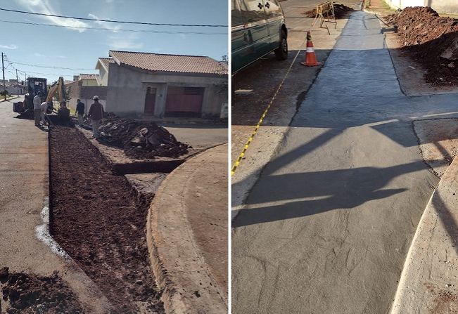Prefeitura de Taquarituba mantém continuidade de reparos em vias públicas